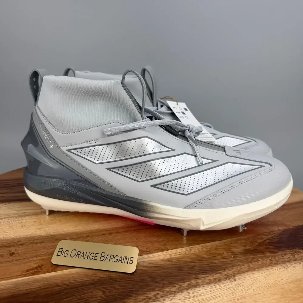 Adidas Adizero Impact+ 2.0 All Star Silver Baseball Cleats JH6718 Men's 12.5 NEW